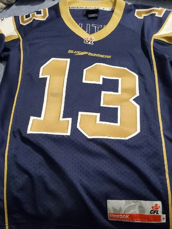 Chris Matthews Winnipeg Blue Bombers Reebok Authentic Jersey... - Picture 2 of 5